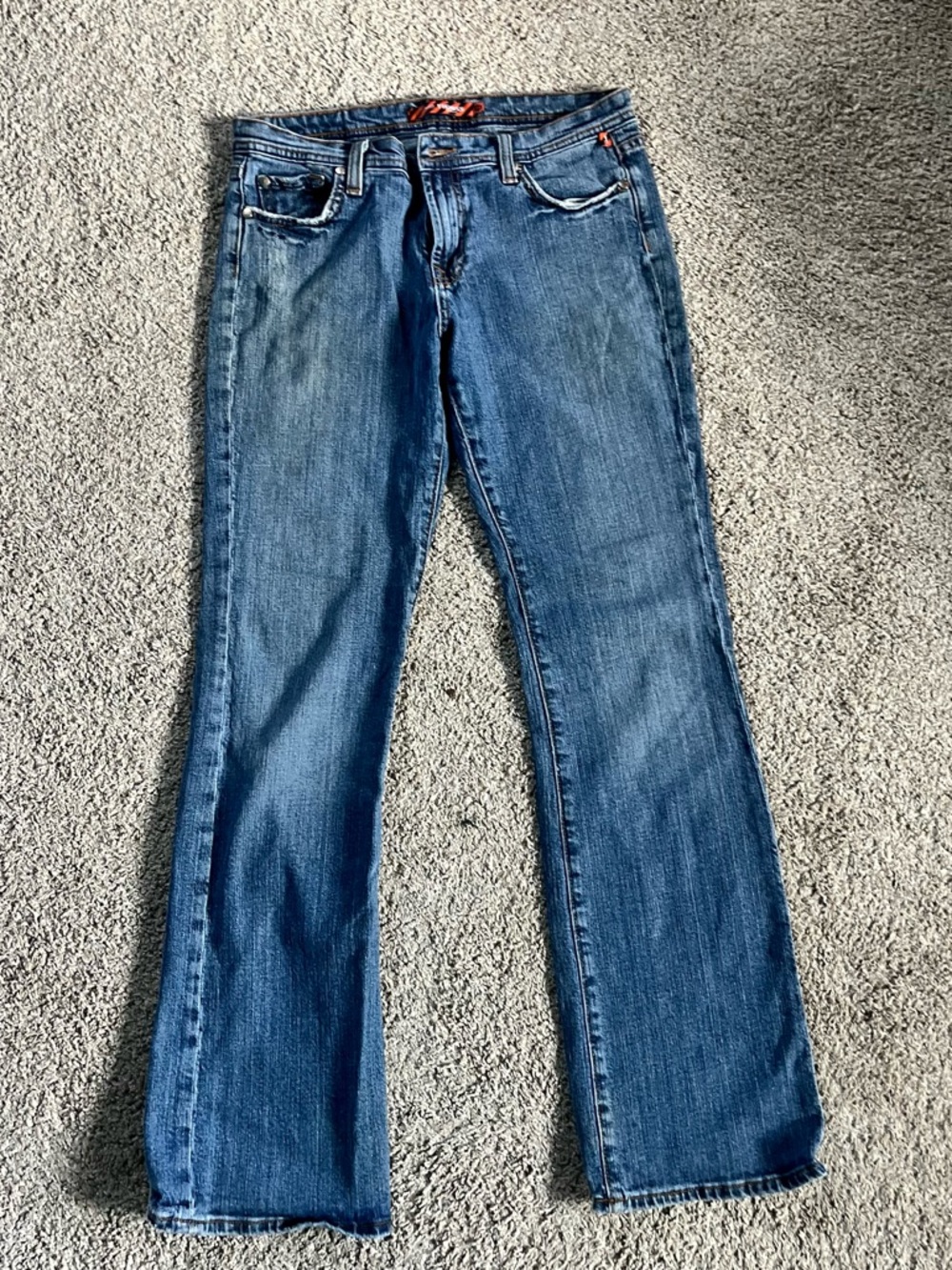 Vigoss Y2K Size 11/12 Medium Blue Bootcut Juniors Jeans